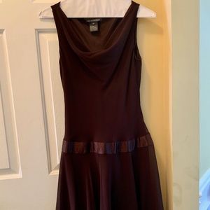 Burgundy sleeveless dress by Jones Wear